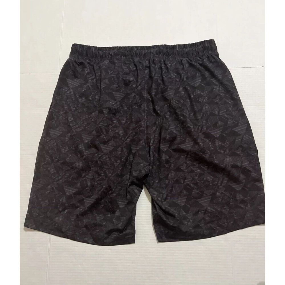 Robert Graham Abstract Shorts Men XXL Black Gray Sweat Athleisure Hiker Golfer - Picture 2 of 10